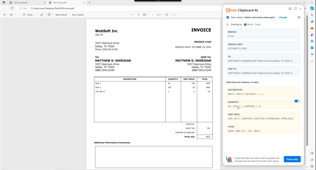 UiPath Clipboard AI